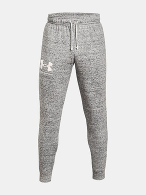 Under Armour RIVAL TERRY JOGGER - bílá Trainingsbroek