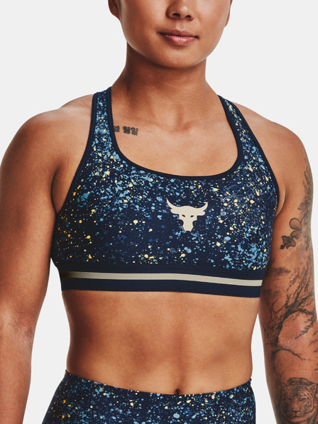 Under Armour UA Project Rock Bra Printed Sport BH