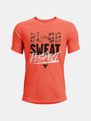 Under Armour UA Project Rock Tech Respect SS Kinder T-shirt