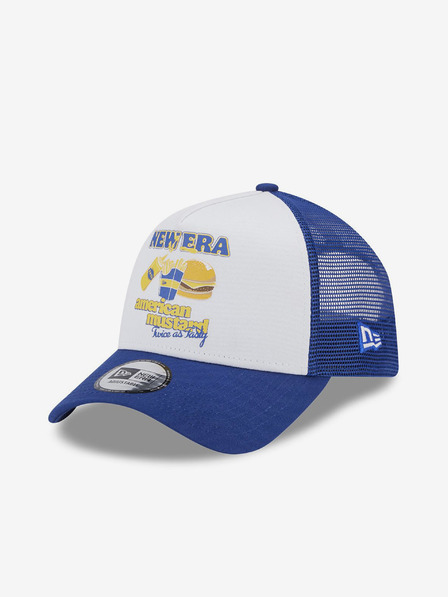 New Era Food Burger Blue A-Frame Trucker Petje